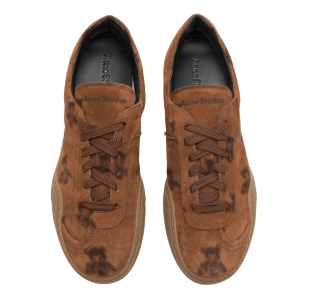 Lace-up sneakers - Rust brown