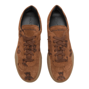 Lace-up sneakers - Rust brown