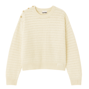 CREAM WOOL JUMPER 