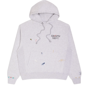 Gallery Dept. Paint Logo Hoodie Light Heather Grey