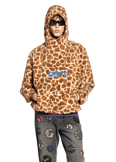 GALLERY DEPT. TRAIL FLEECE GIRAFFE