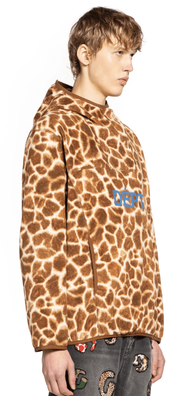GALLERY DEPT. TRAIL FLEECE GIRAFFE
