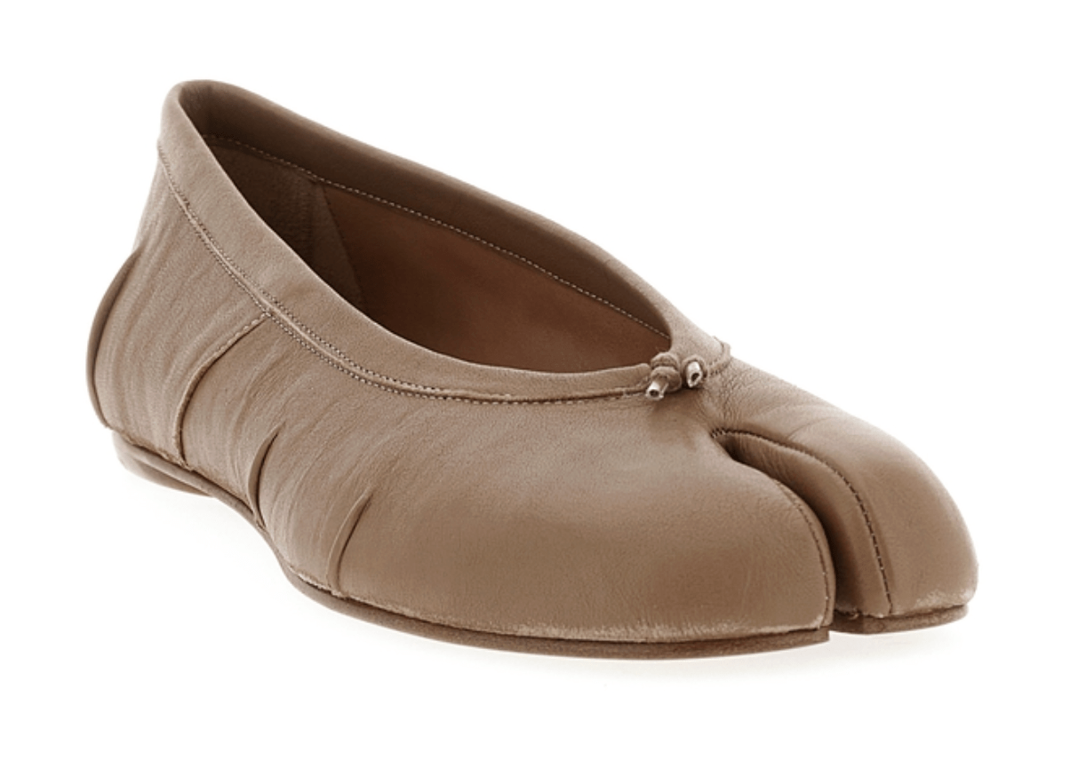 Maison Margiela Beige Flat Shoes