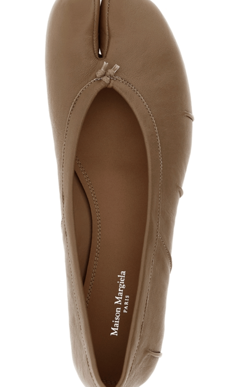 Maison Margiela Beige Flat Shoes