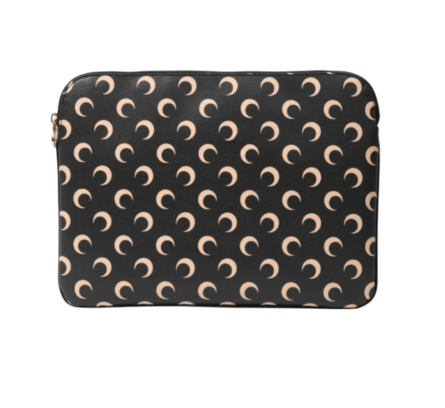 Marine Serre Moon Canvas Pouch Xlarge