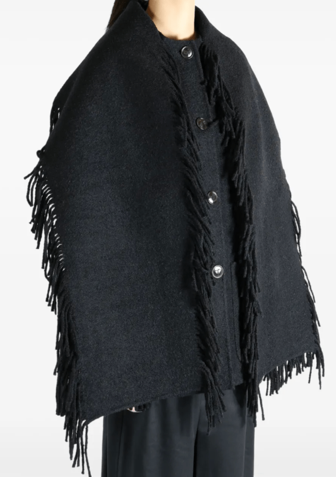 Fringed Scarf Jacket 