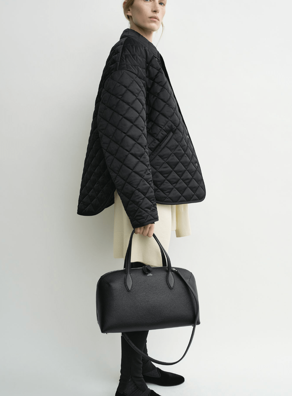 Collared Quilted Jacket 