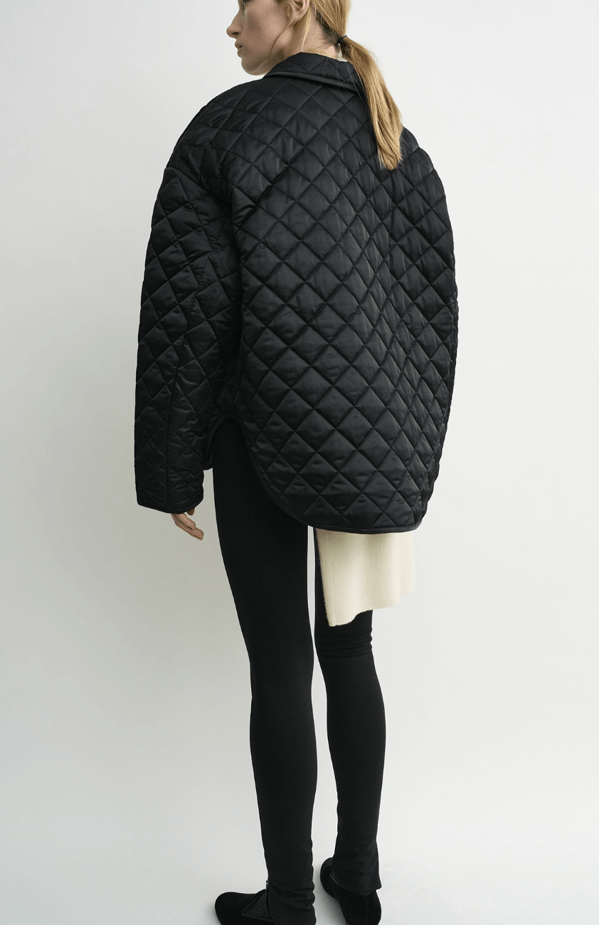 Collared Quilted Jacket 