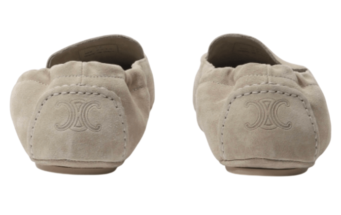 Celine Adam Loafers with Triomphe in suede calfskin