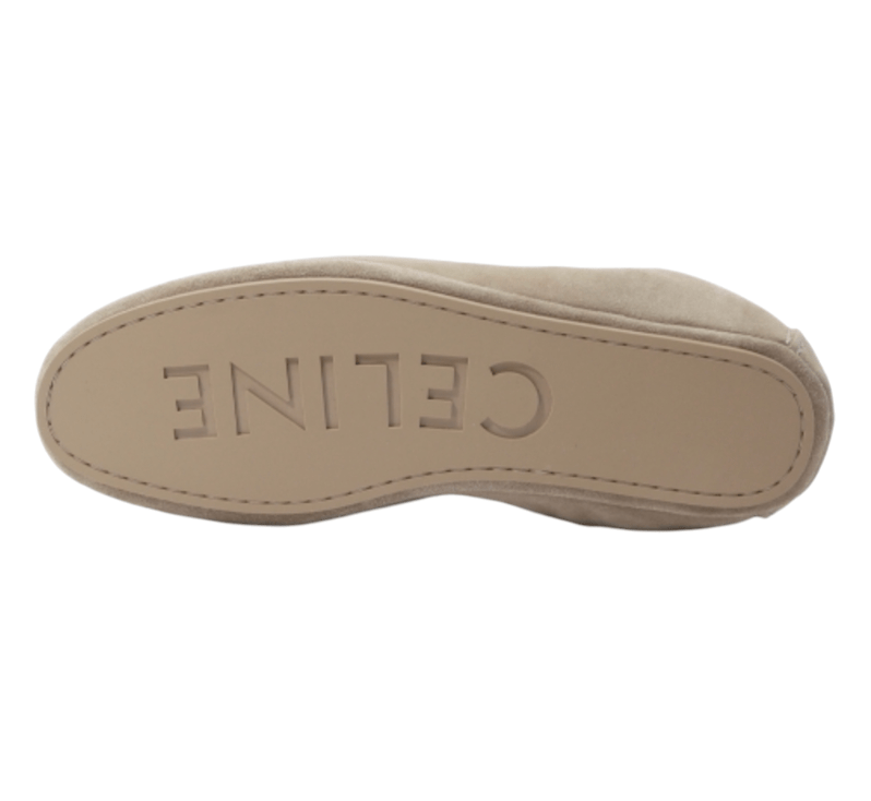 Celine Adam Loafers with Triomphe in suede calfskin