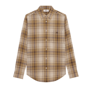 LOOSE SHIRT IN LIGHT CHECKED COTTON 