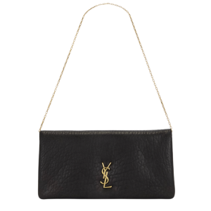 Saint Laurent Calypso Mini Bag in Grained Lambskin Black