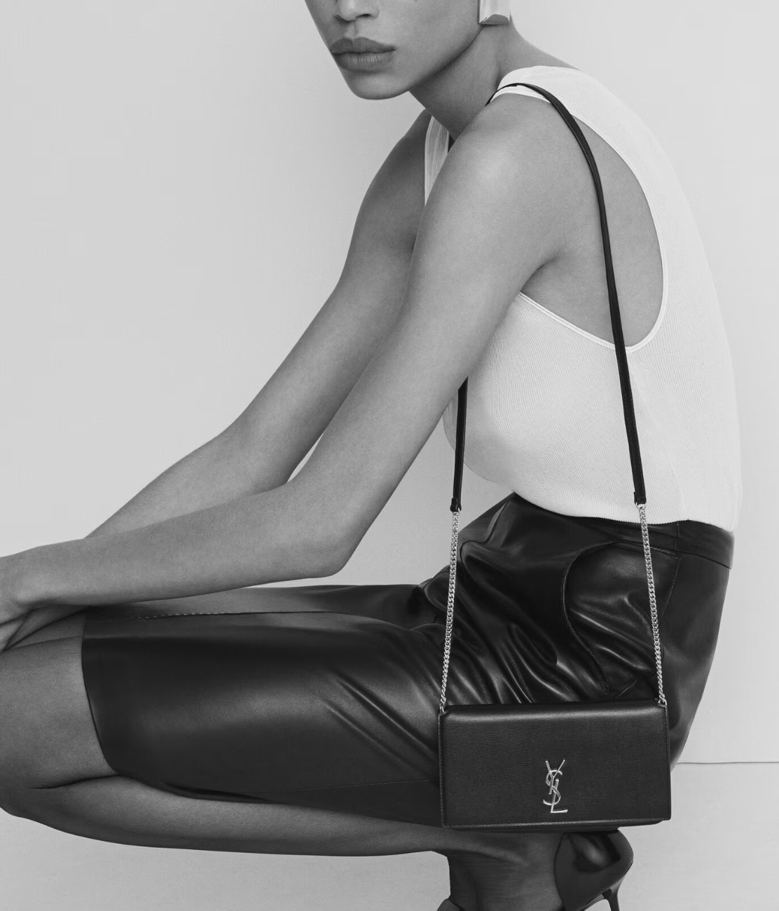 Saint Laurent Cassandre Phone Case Black