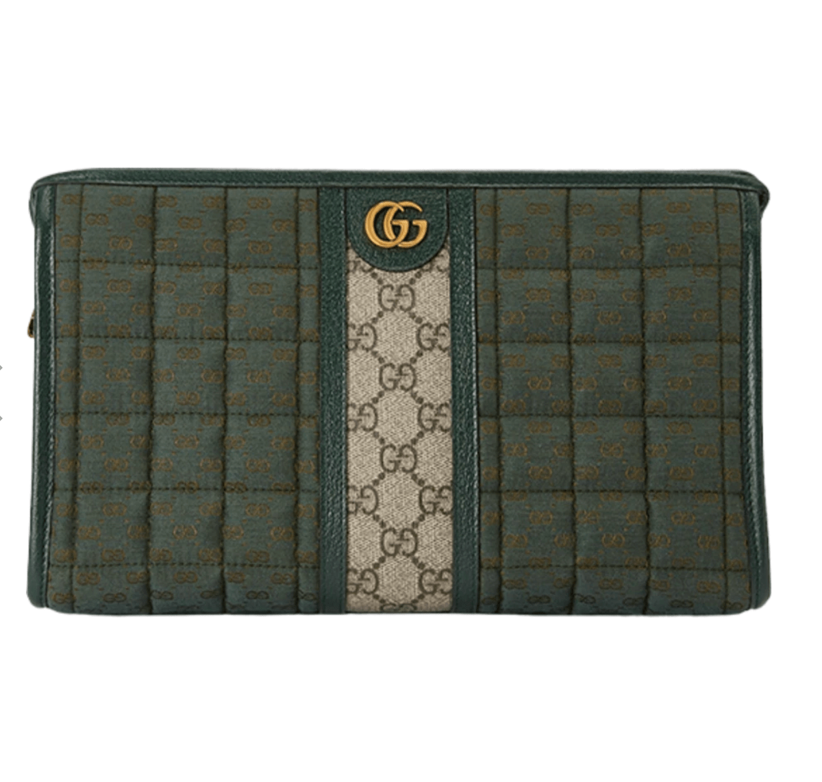 Gucci Mini GG Canvas Pouch Green GG Canvas