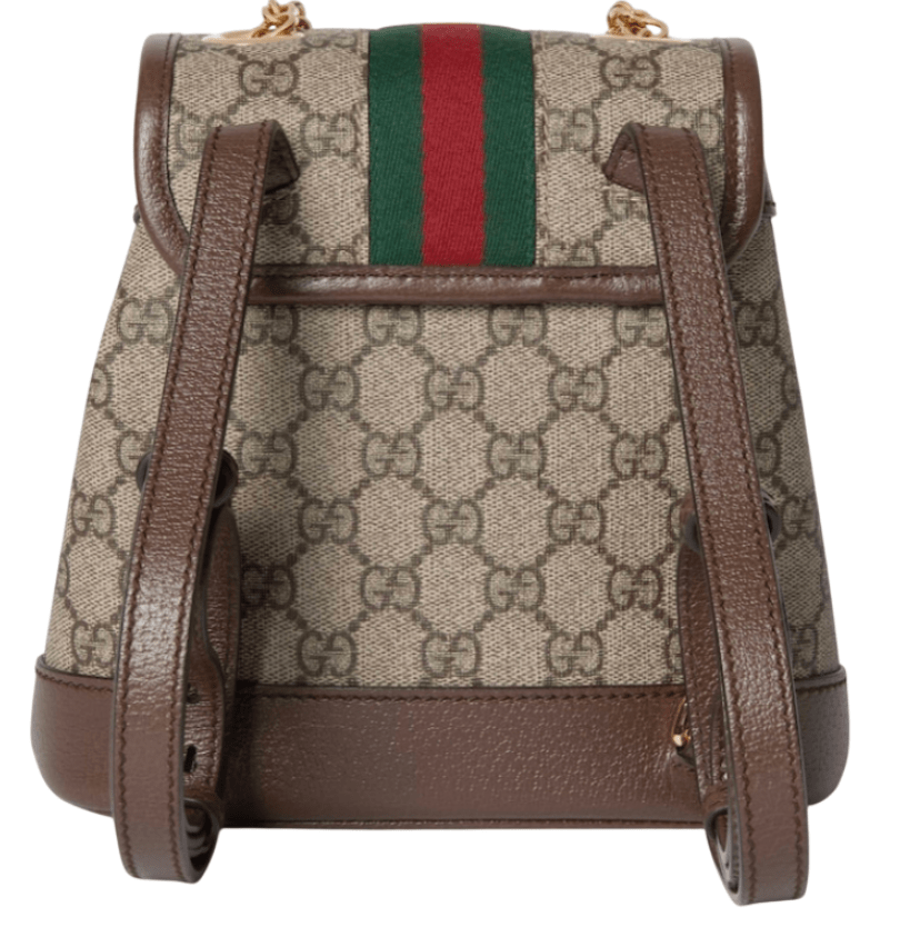 Gucci Ophidia Mini Backpack Beige Ebony