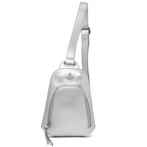 Vivienne Westwood - Shoulder bag in eco leather Silve