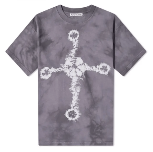 Acne Studios Tie-Dye T-Shirt Dusty Purple