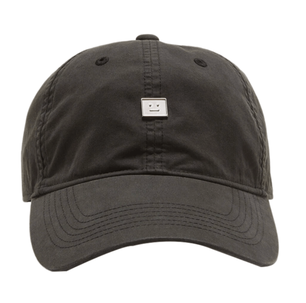 Acne Studios Metal Face Patch Cap Black