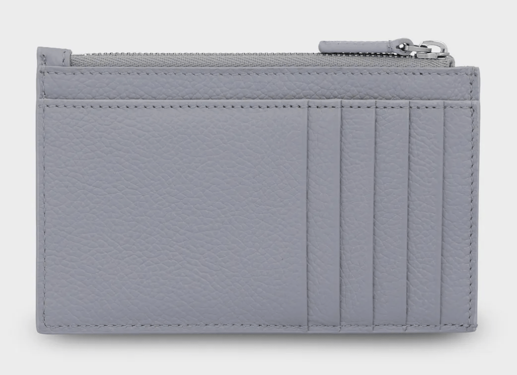BALENCIAGA Cash Long Coin Card Holder - Header Gray 