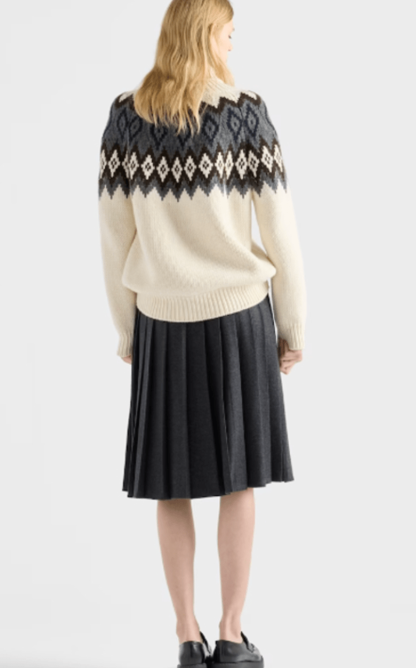 Prada Wool & Cashmere Knit Jumper/Sweater