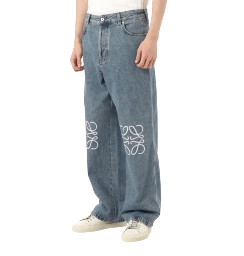 SS25 Anagram denim pants
