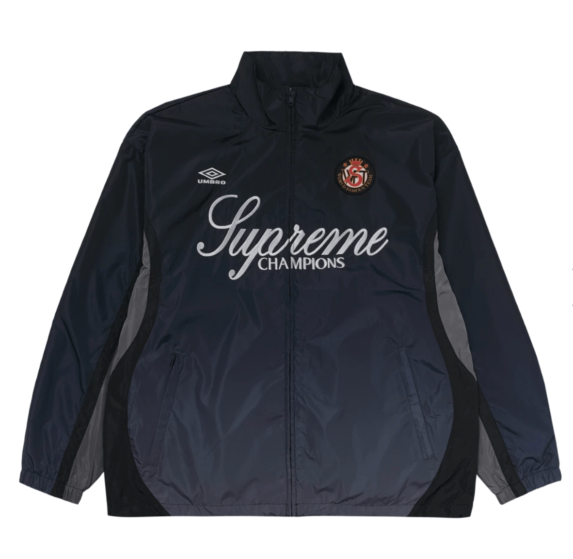 Supreme x Umbro Gradient Track Jacket Black - 25FW