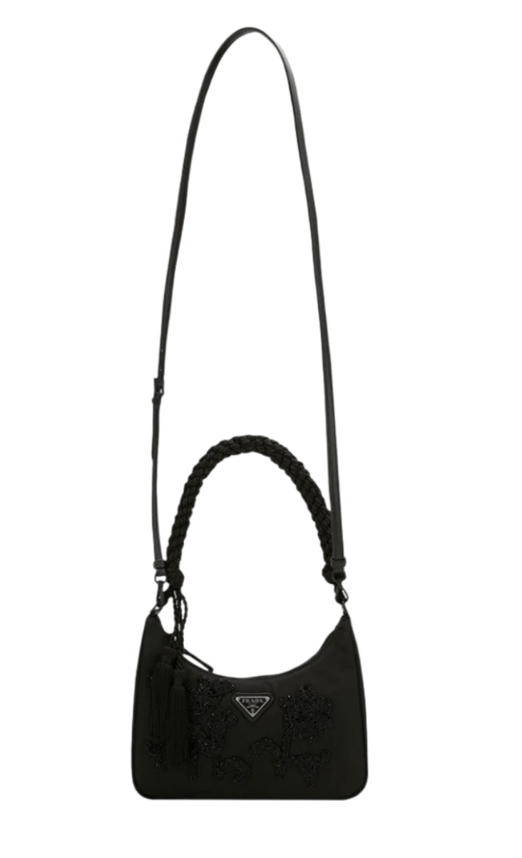 Prada Nylon Mini Bag Black