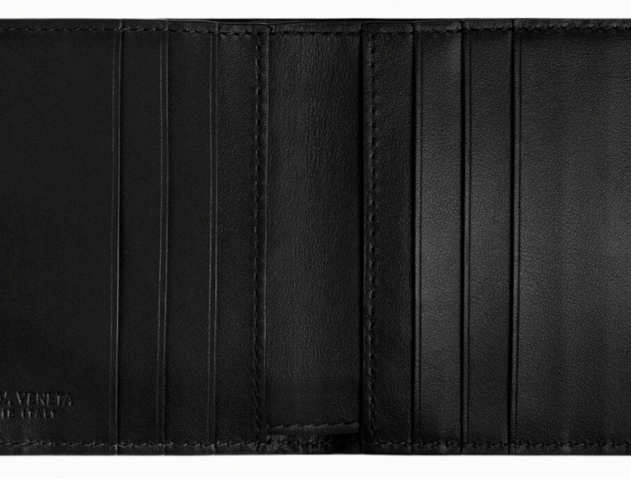 Bottega Veneta Slim Bi-Fold Wallet Black