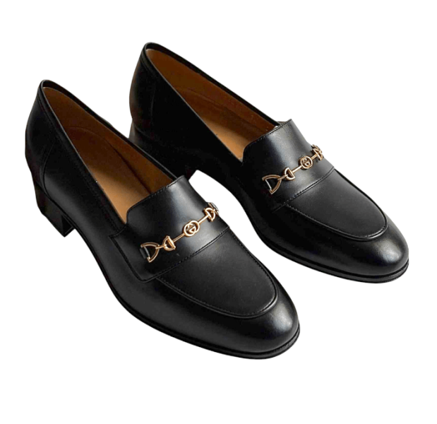 Gucci Interlocking G Horsebit Loafer Black Leather