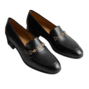 Gucci Interlocking G Horsebit Loafer Black Leather