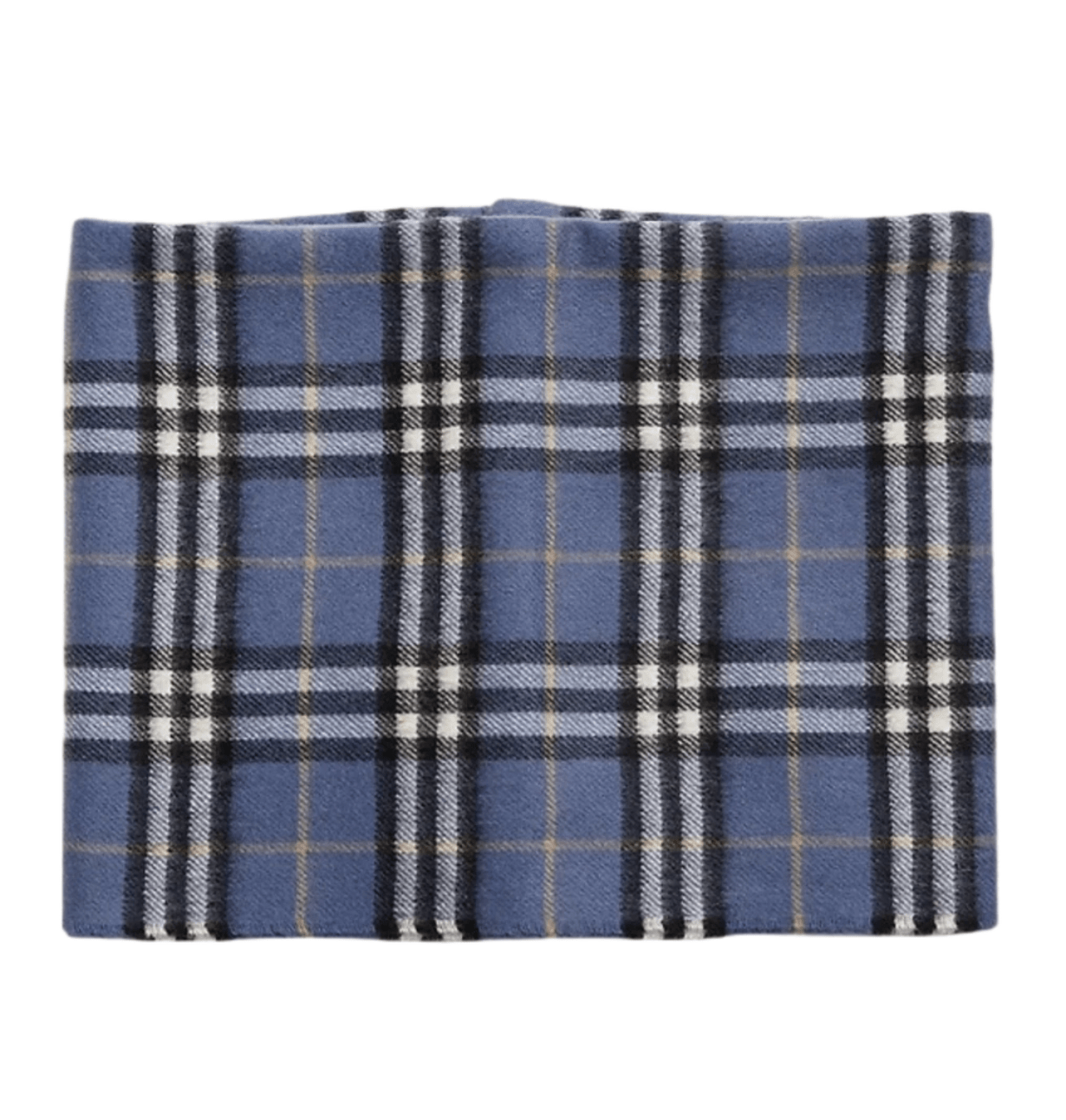 (Kids) Burberry Vintage Check Cashmere Snood Pebble Blue