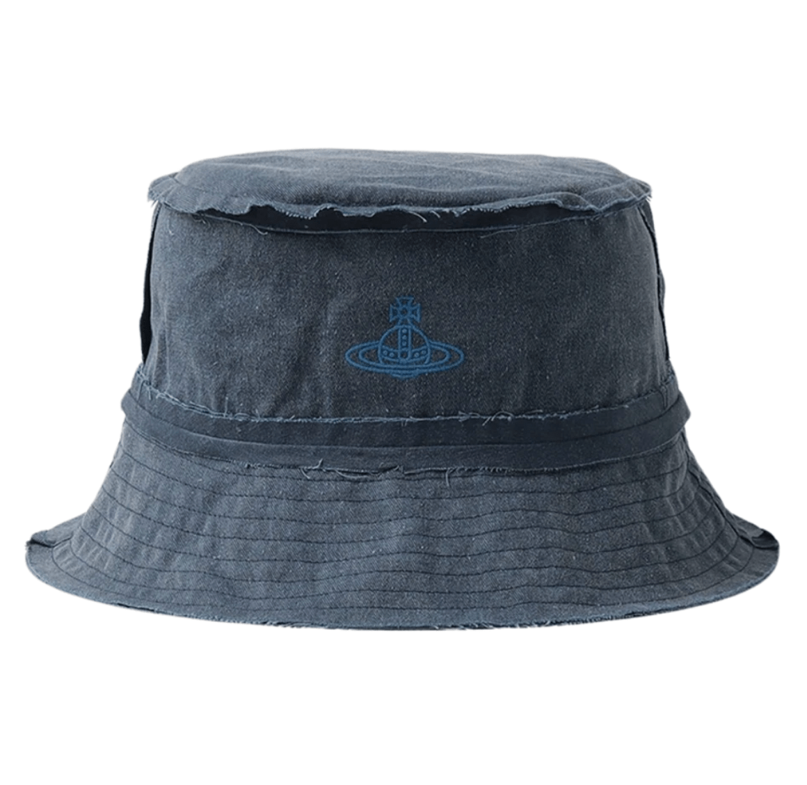 Vivienne Westwood Pigment Dyed Bucket Hat Navy