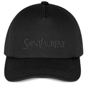 Saint Laurent cap - black
