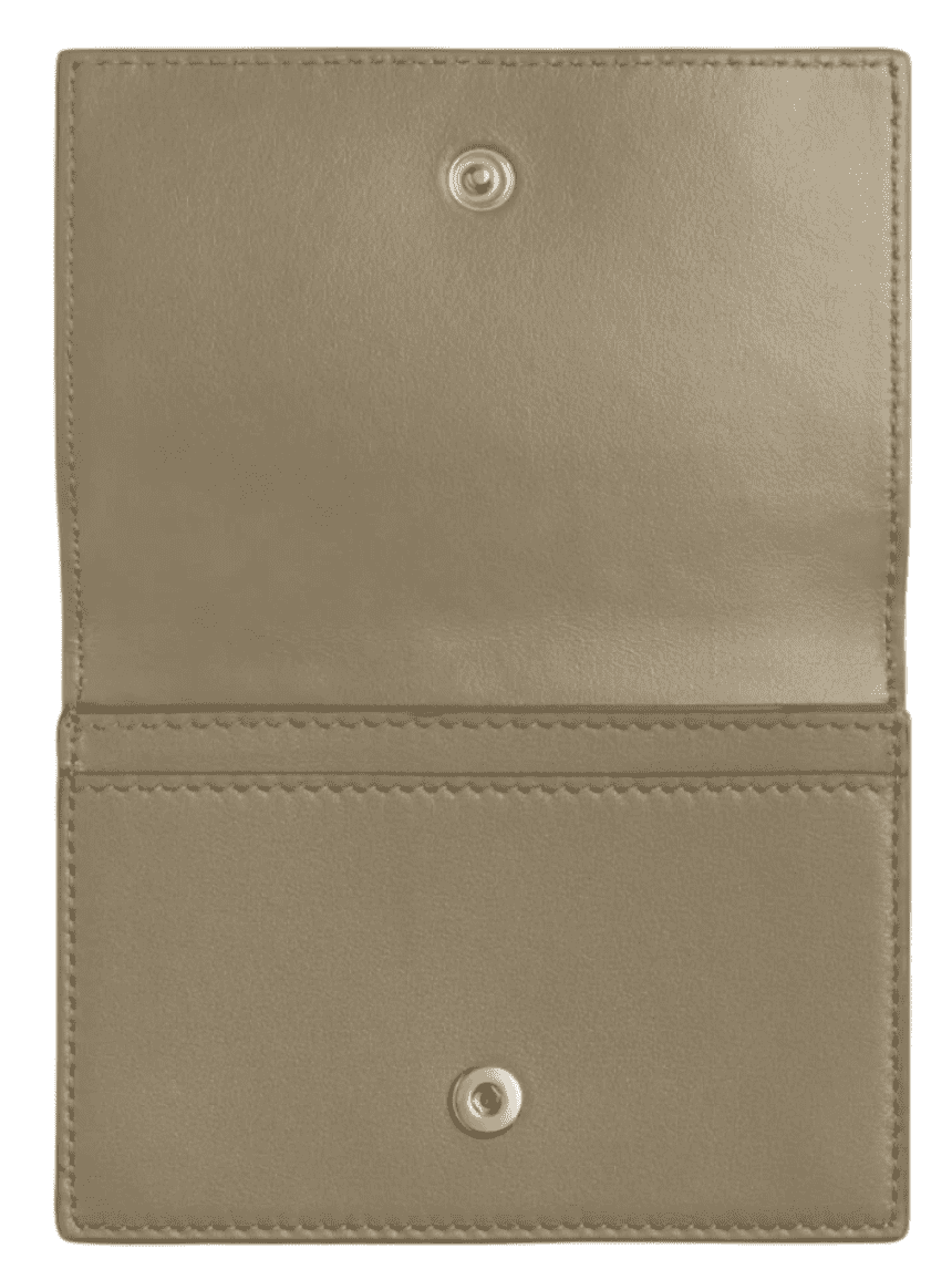 Bottega Veneta Business Card Case Taupe
