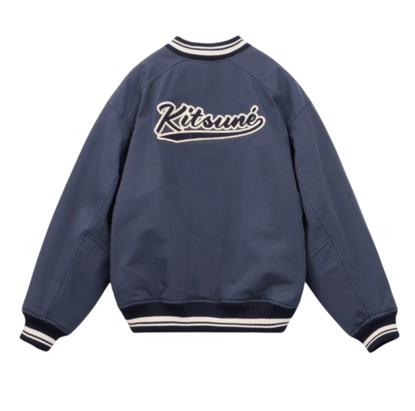 Maison Kitsune Teddy Blouson Deep Navy