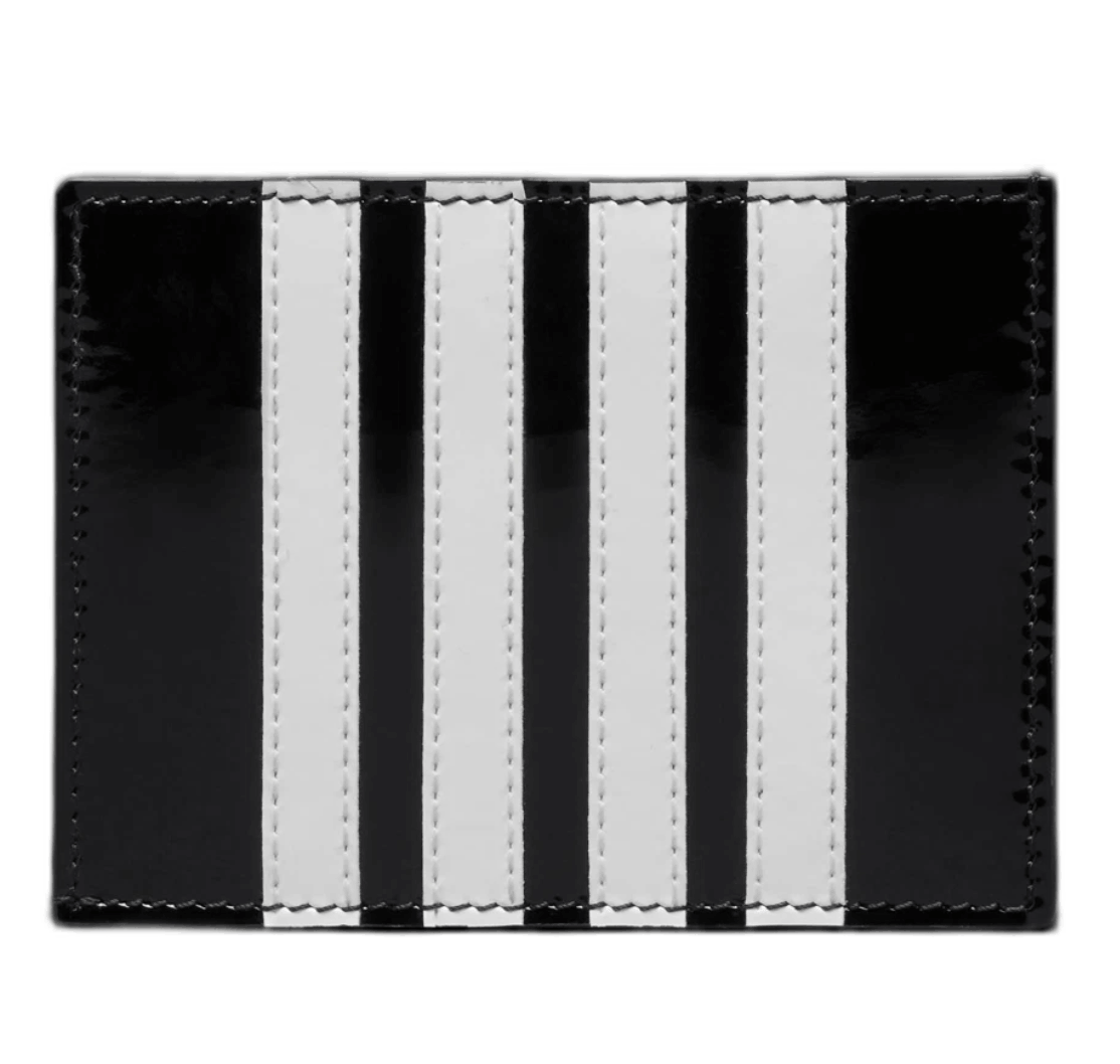 Thom Browne Patent 4-Bar Note Compartment Card Holder Black