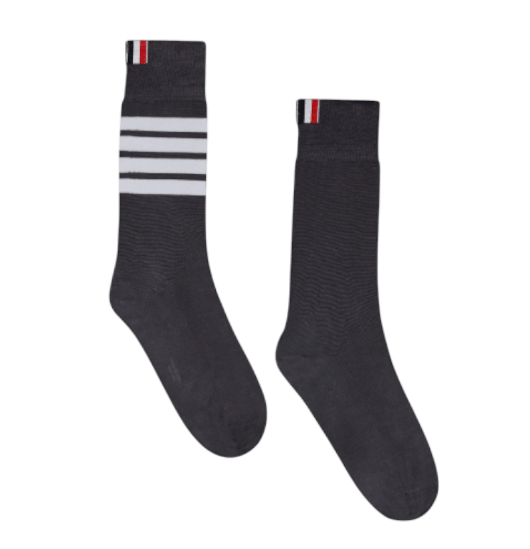 26SS Lightweight Cotton Mid-Calf 4-Bar Socks 