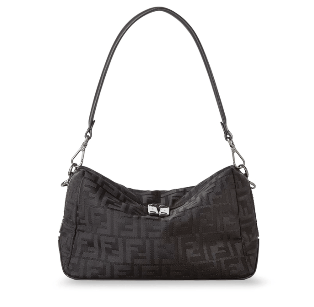 Squared FF Fendi Lui Medium Fabric Black 