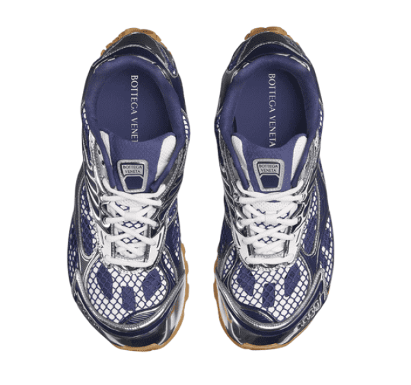 Bottega Veneta Orbit Sneakers Abyss Silver