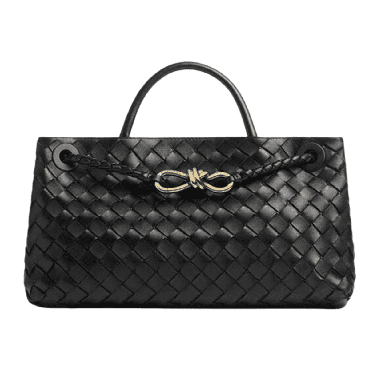 Bottega Veneta Small East West Andiamo Black
