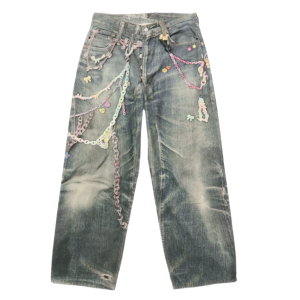 Acne Studios Baggy Fit Jeans 1981M Mid Blue