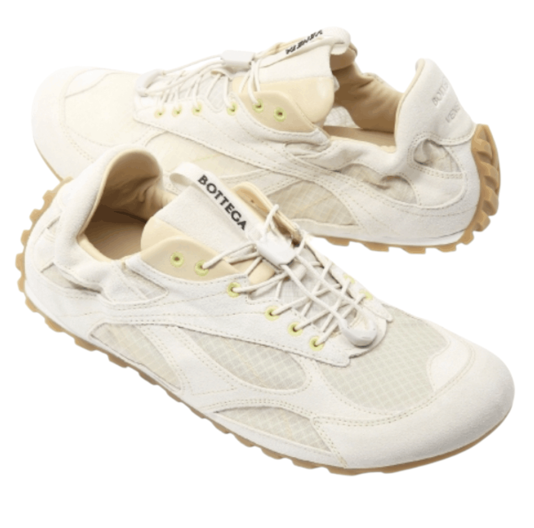 Bottega Veneta Nylon Trek Orbit Flash Sneaker in String Tufo