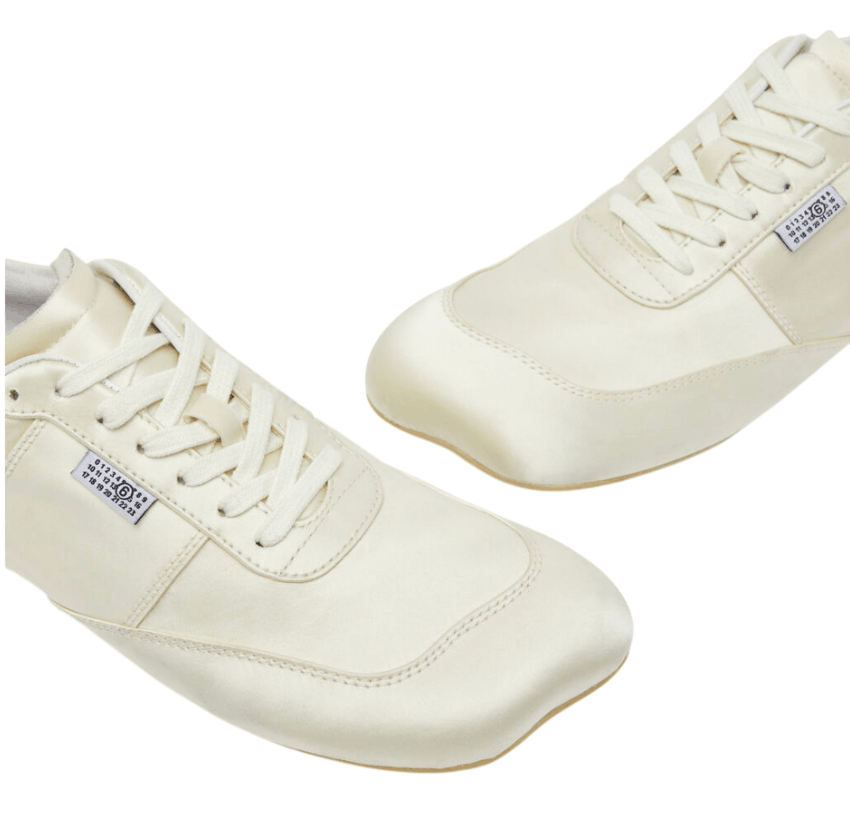 Satin factory sneakers