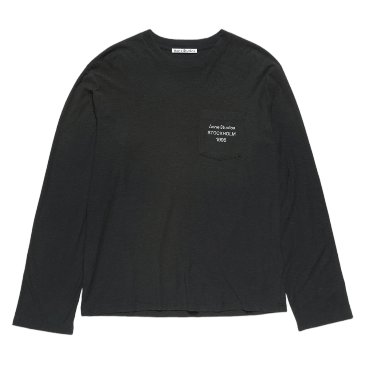 Acne Studios Logo T-Shirt Faded Black CL0415 BM0