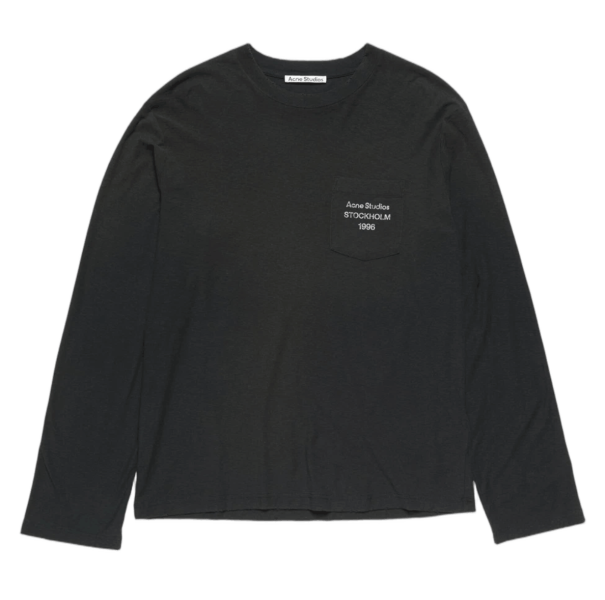 Acne Studios Logo T-Shirt Faded Black CL0415 BM0