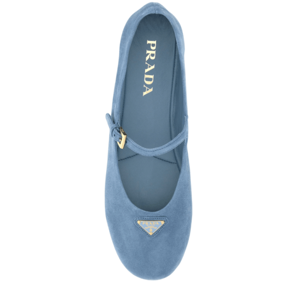 Prada  Ballerinas - Light blue suede  