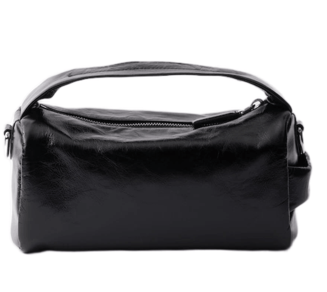 Prada Leather Shoulder Bag Black