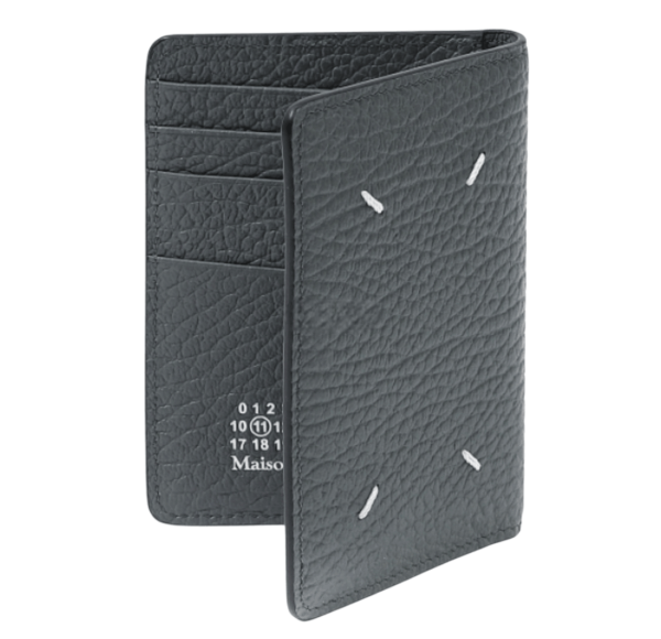 Maison Margiela Stitch Card Holder Wallet Gray