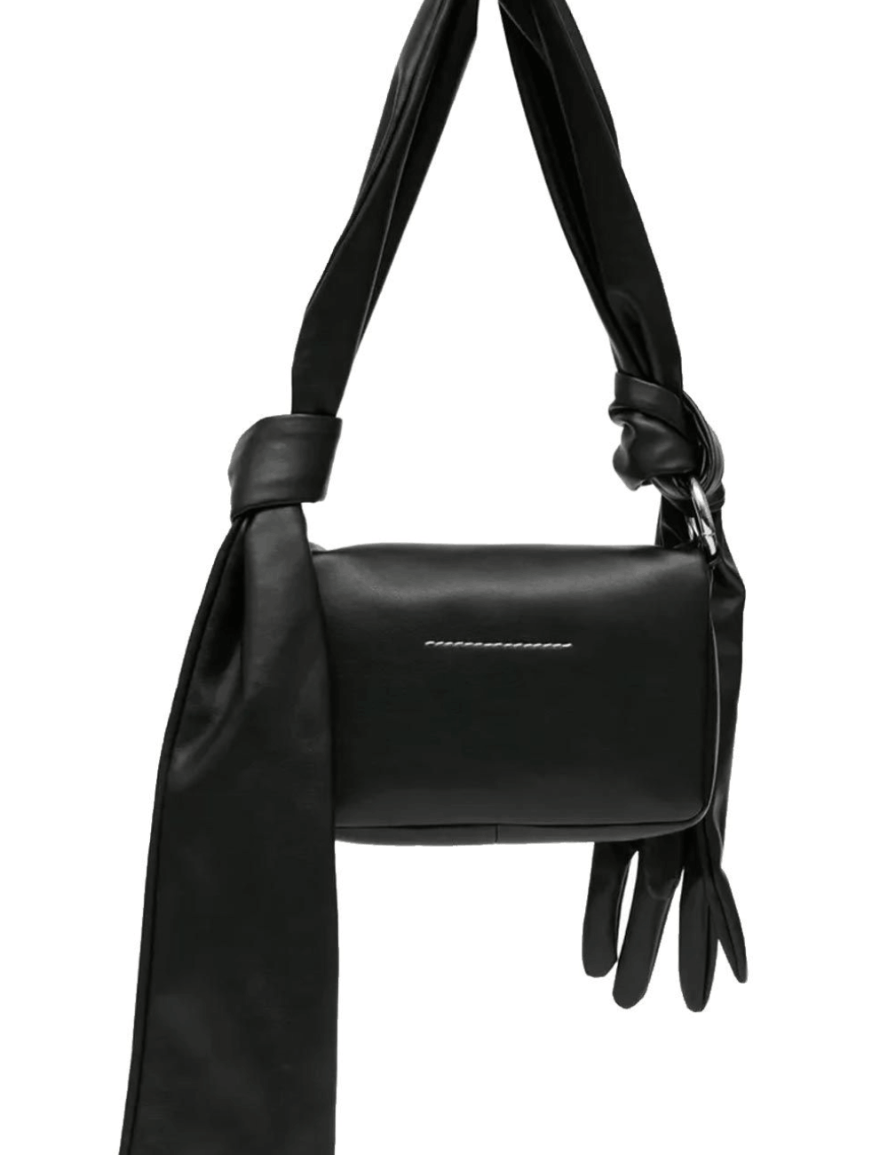 Mm6 Maison Margiela Black Shoulder Bag