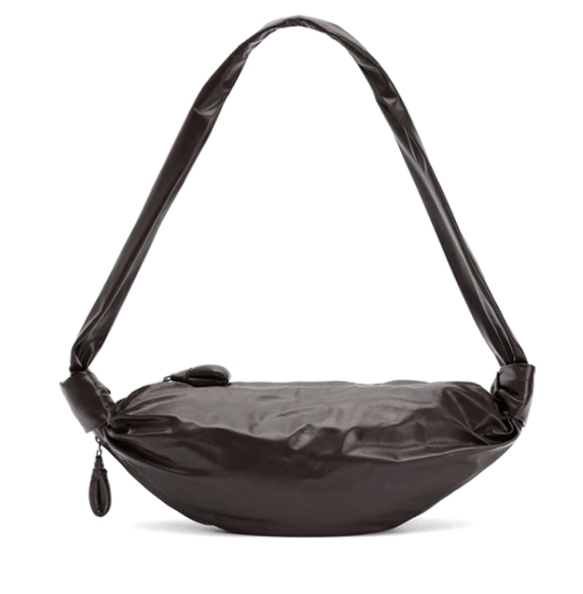 Lemaire Croissant Soft Small Bag in brown